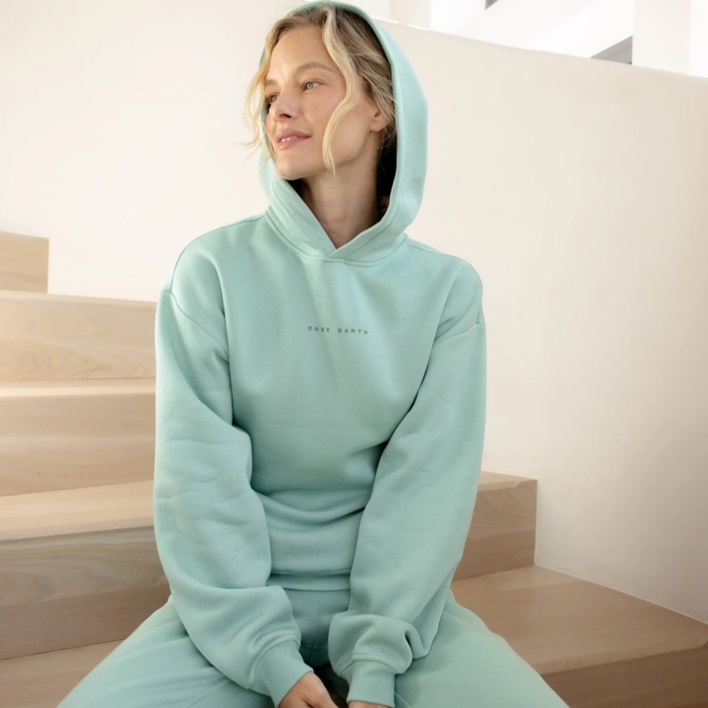 Cozy earth Women's‎ CityScape Hoodie wintergreen xs